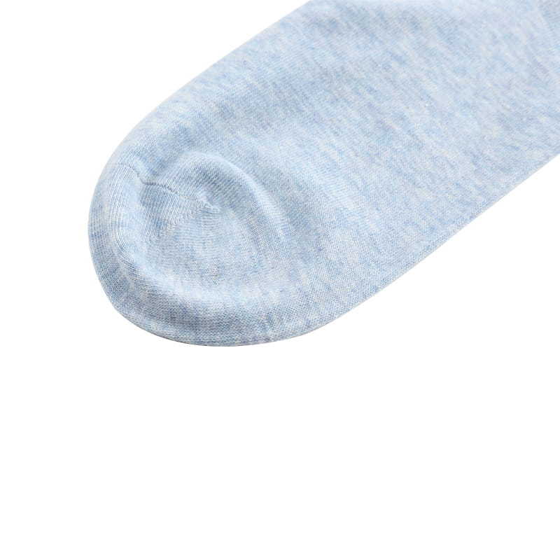 Combed cotton plain hand stitching female boat socks