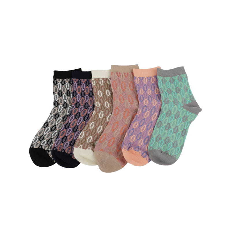 Korean version of the stylish and comfortable soft combed cotton autumn and winter wild women's socks