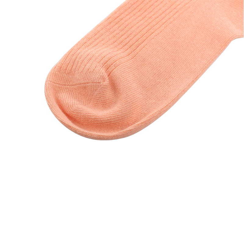 Leisure and comfort Double needle female boat socks vertical strip flower hand sewing soft combed cotton nylon jelly socks