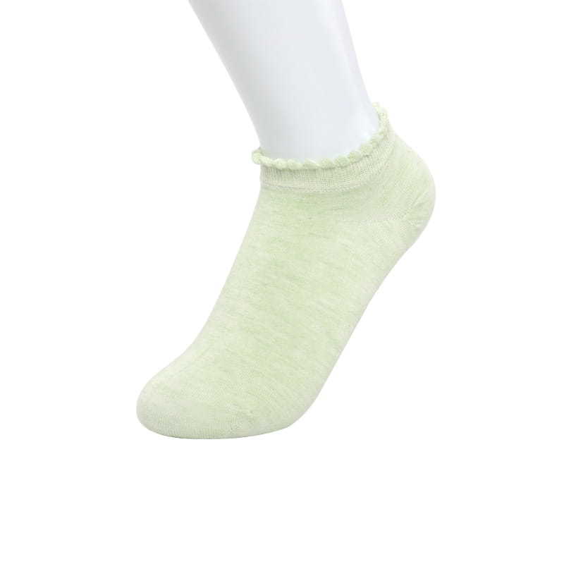 Leisure boat socks hand-stitched boat socks soft gray yarn socks