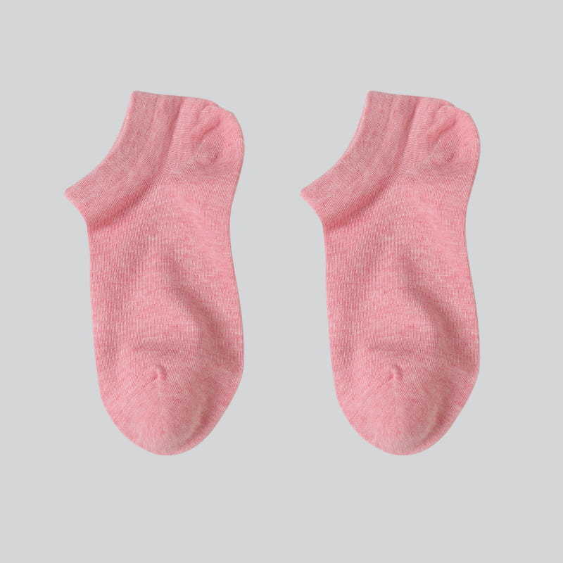 Hot sale high quality breathable soild candy women ankle colorful socks