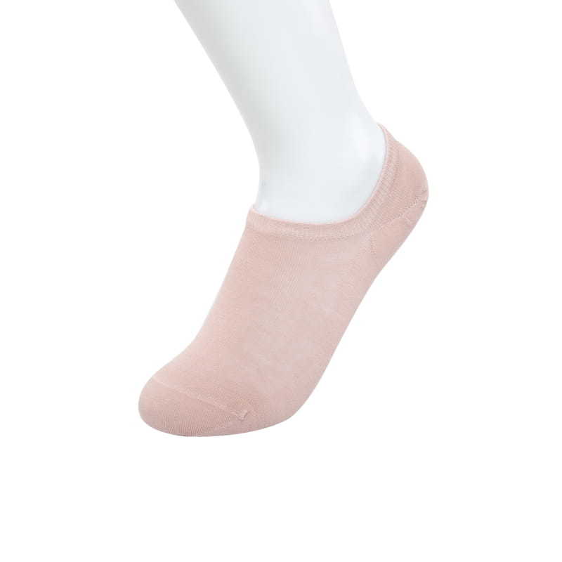 Ultra-thin combed cotton nylon auron-colored flat hand-sewn women's socks