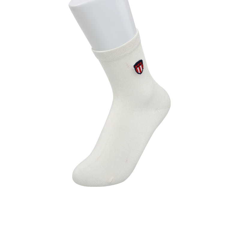 Super soft silk silk bow embroidery with reinforced hand-stitched women socks