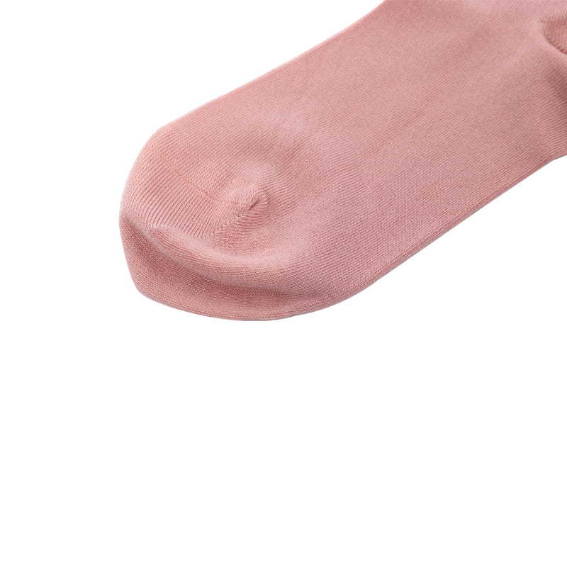 Super soft silk silk bow embroidery with reinforced hand-stitched women socks