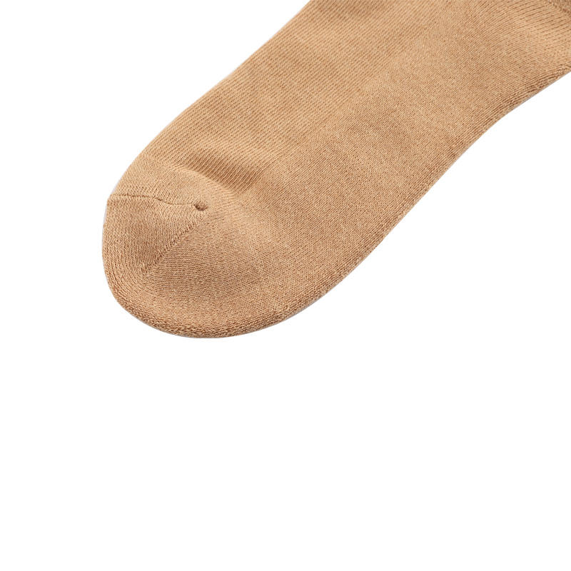 Women's natural color cotton absolutely comfortable antibacterial deodorant autumn new thick terry women socks