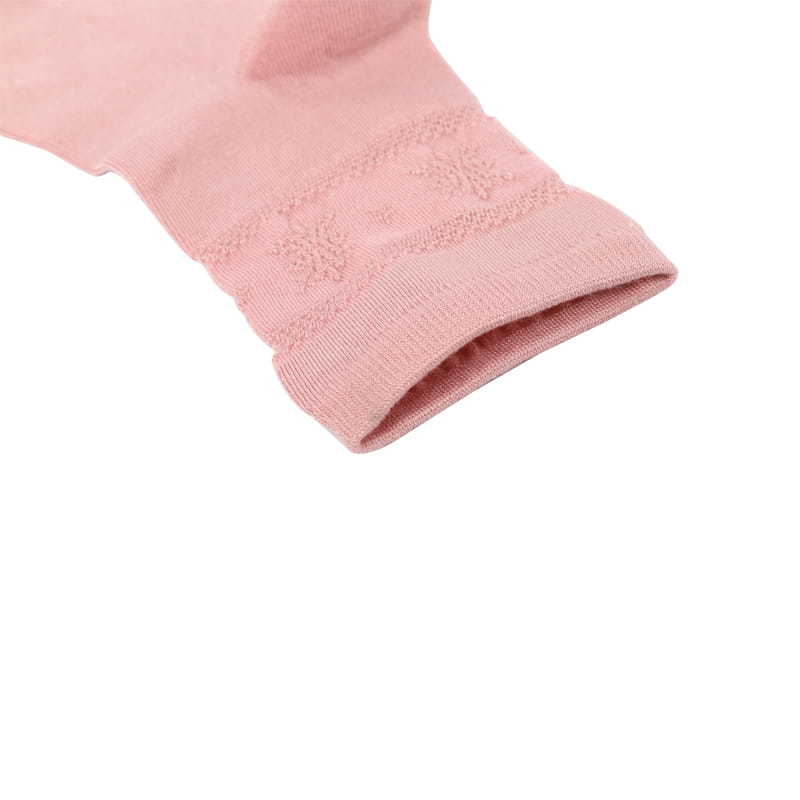 Soft silk nylon bag, anti-woven flower, and hand-stitched women's socks