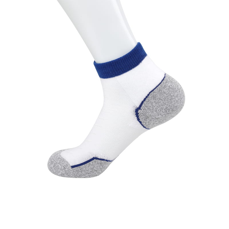 Casual comfortable Antibacterial deodorant breathable mesh cotton function terry sports men's socks