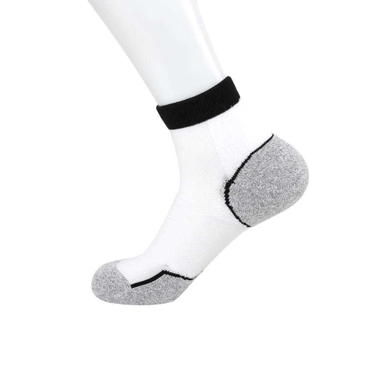 Casual comfortable Antibacterial deodorant breathable mesh cotton function terry sports men's socks