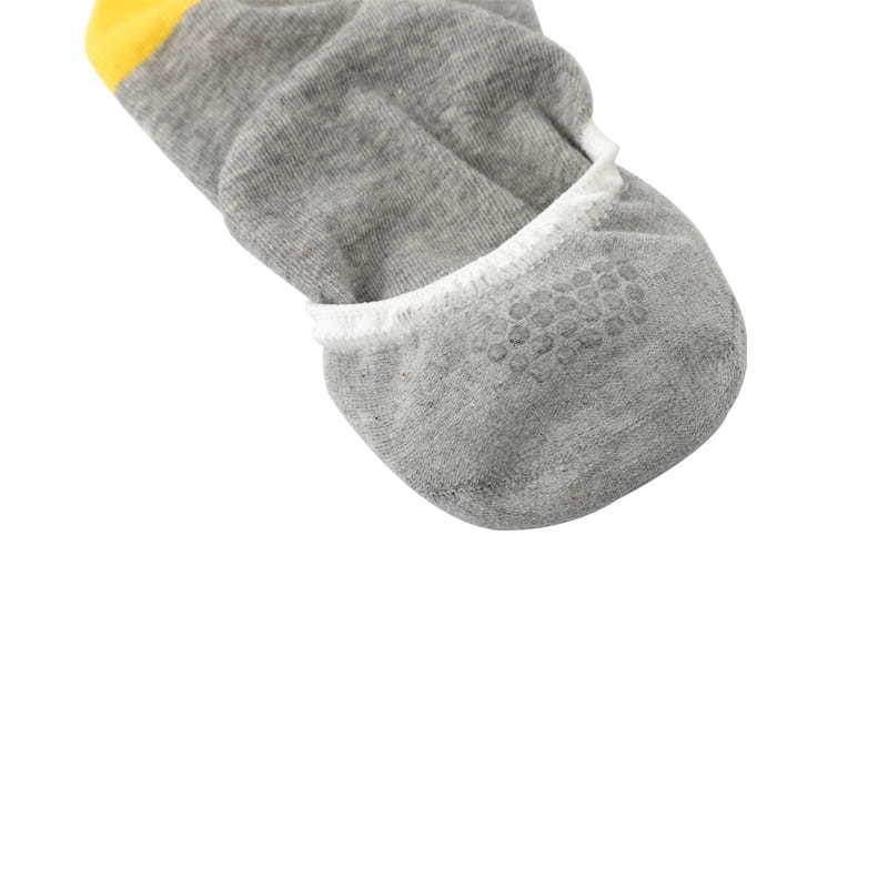 Combed cotton non-slip glue hand-sewn invisible men's socks with multi-socks