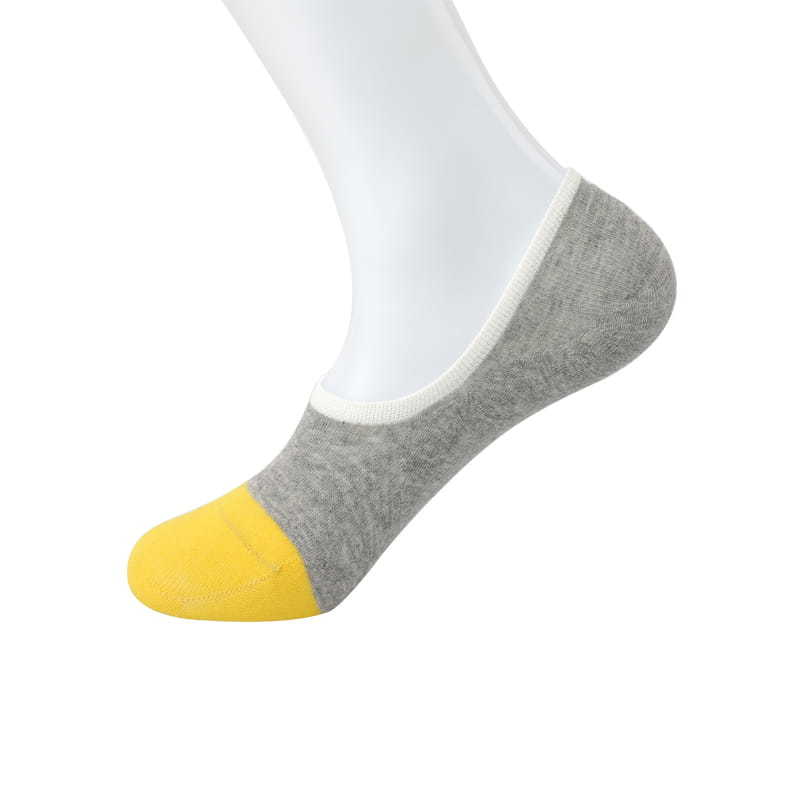 Combed cotton non-slip glue hand-sewn invisible men's socks with multi-socks