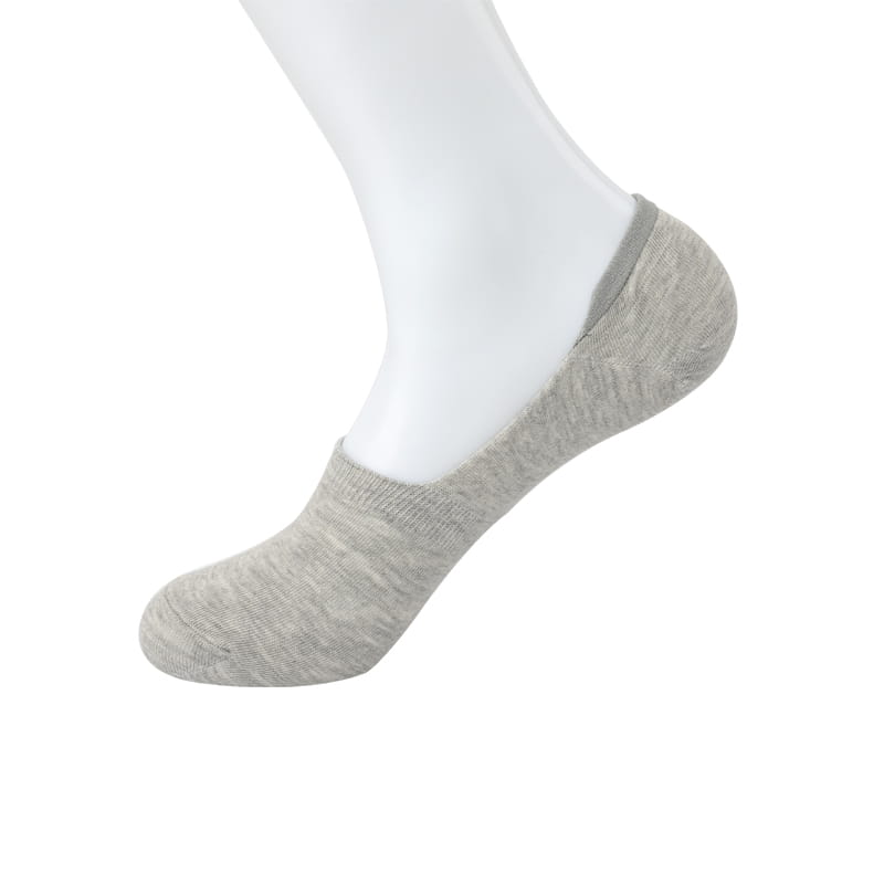 Casual fashion 1 time forming heel non-silp anti-off glue cotton men's socks