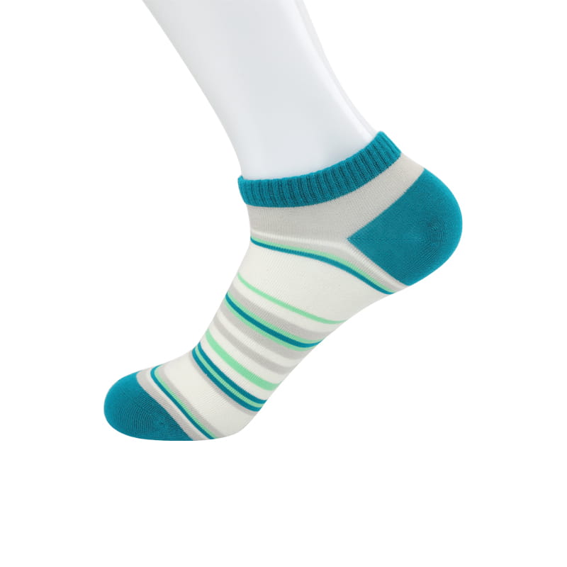 Hand-stitched soft combed cotton casual men's boat ankle socks