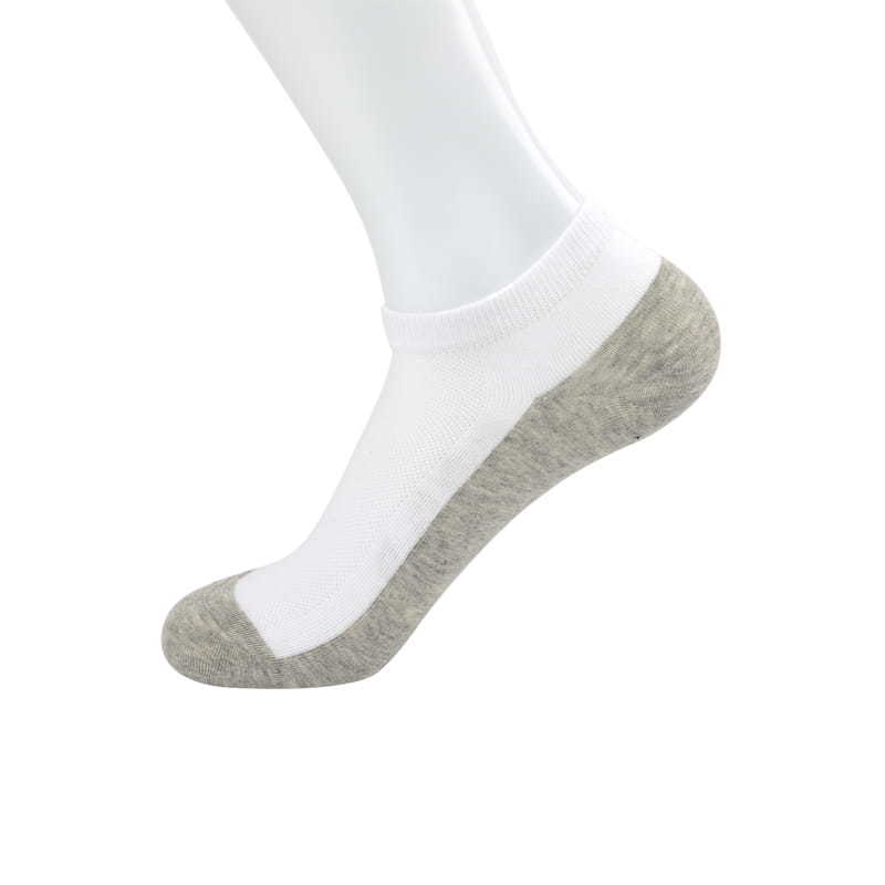 Combed cotton socks breathable mesh men's boat socks