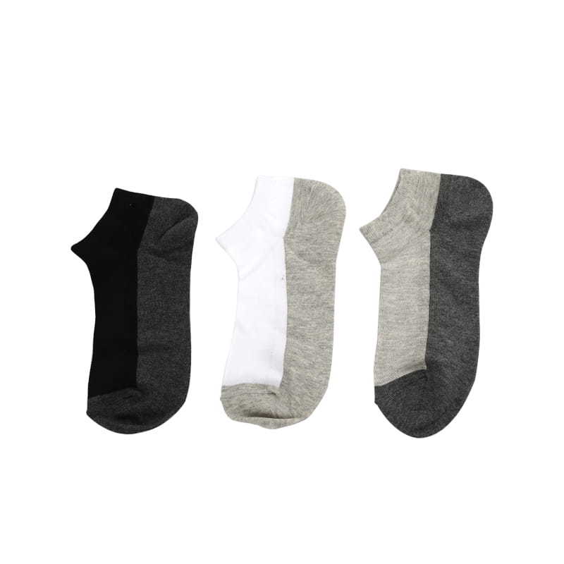 Combed cotton socks breathable mesh men's boat socks