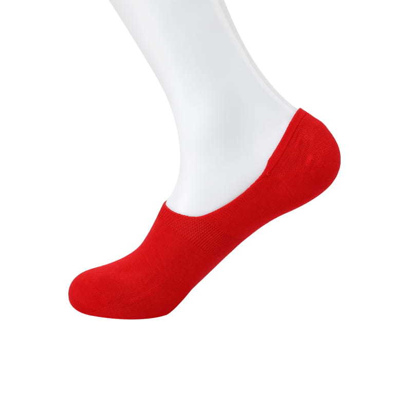 Super soft spun silk non-slip plastic men's socks