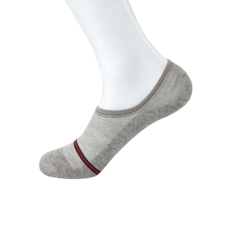Combed cotton nylon bag mesh hand-sewed with anti-slip plastic men's socks