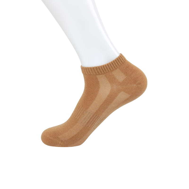 Casual comfort Natural soft colored cotton Breathable moisture-absorbing boat socks