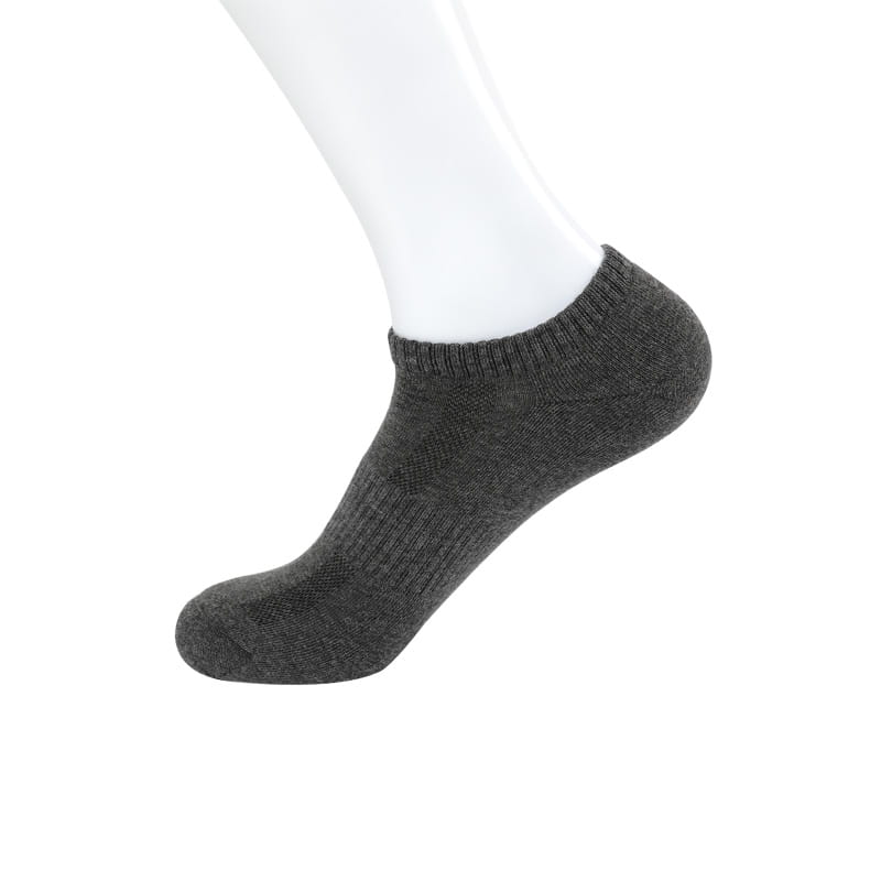 Water wicking antibacterial and deodorant combed cotton towel bottom, men's boat socks