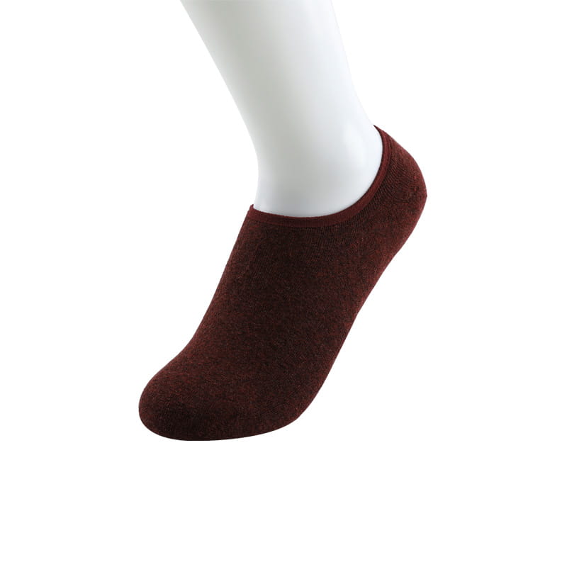 Combed cotton towel bottom plain color muti heel terry men socks