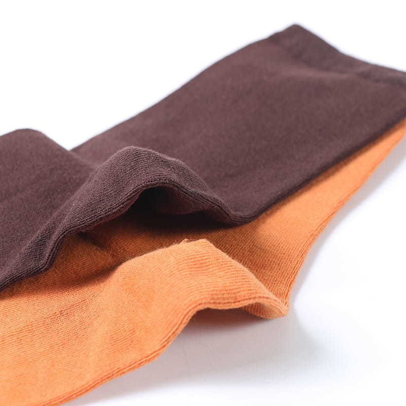 Winter Autumn solid color cotton mens dress business crew socks