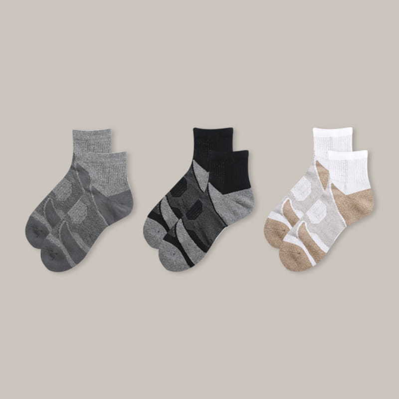 Cotton functional terry autumn and winter men's socks