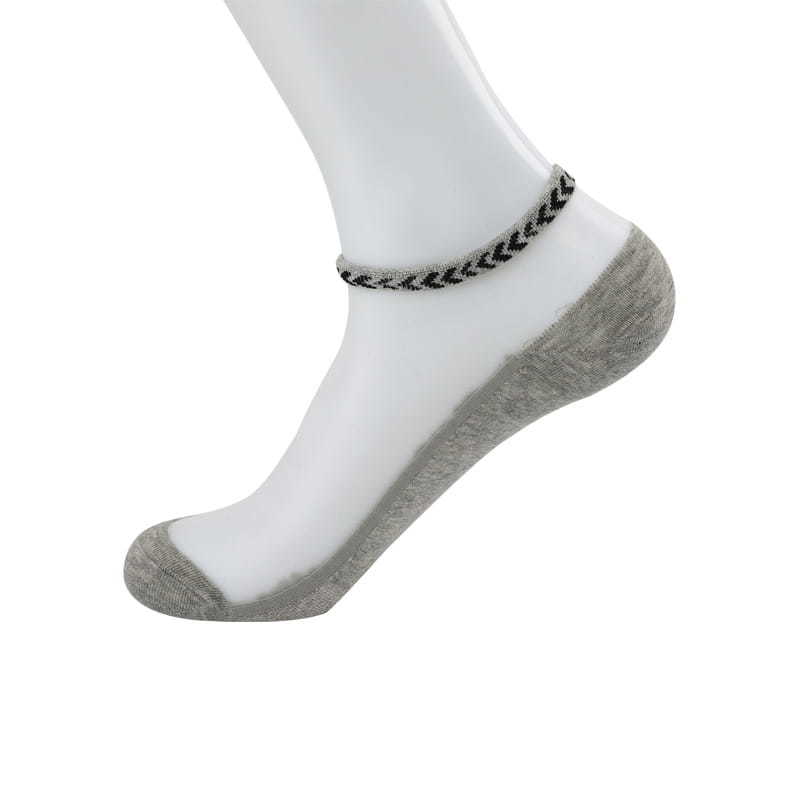 Fashion summer thin silk nylon crystal silk socks massage men ankle socks