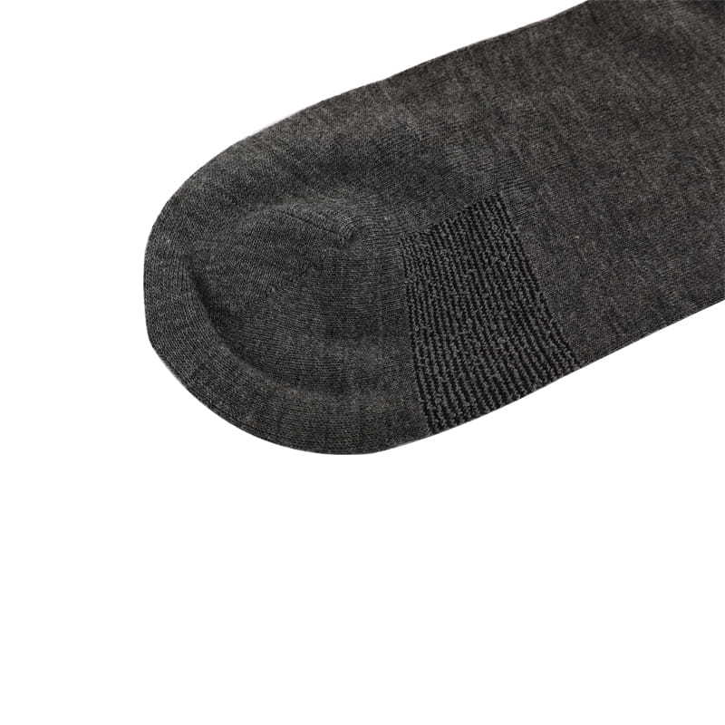 Ultra-thin silky solid color non-slip bottom hand-stitched men's boat ankle sock