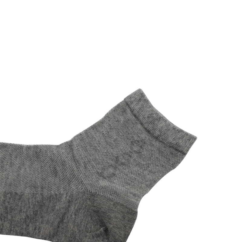 Ultra-thin soft anti-pilling combed cotton plain half mesh hand-sewn casual men's socks