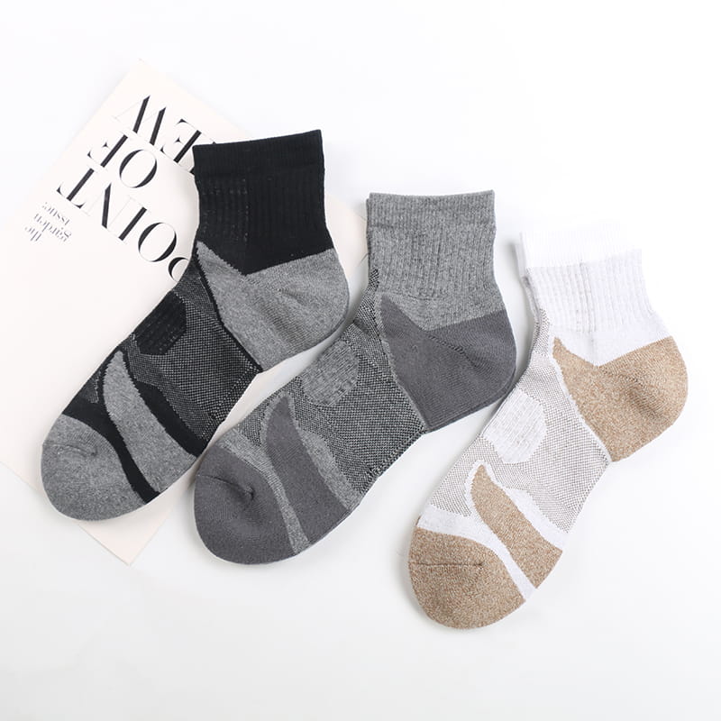 Cotton functional terry autumn and winter men's socks