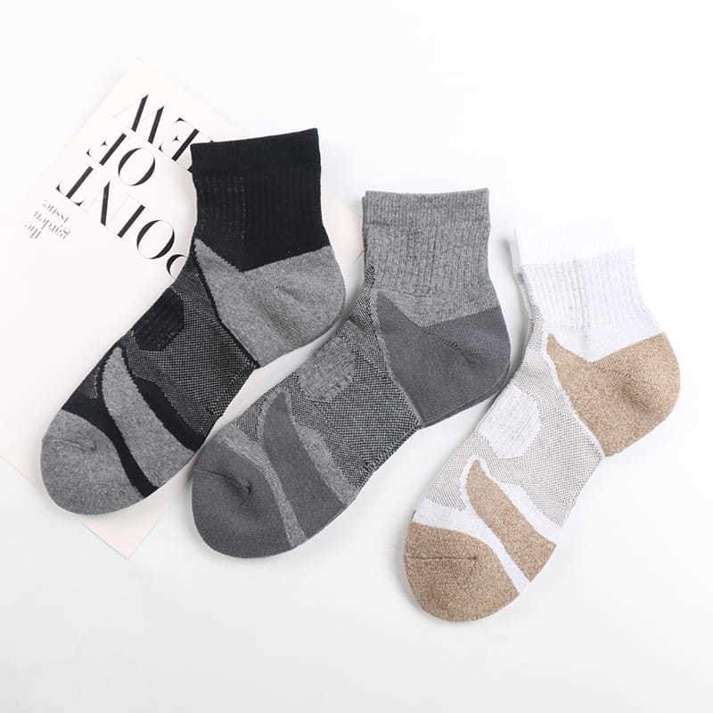 Cotton functional terry autumn and winter men's socks