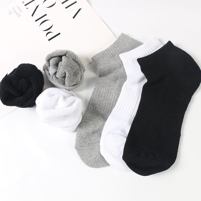High Quality Cotton Breathable Terry Comfortable Men Ankle Socks Sports