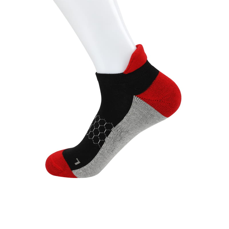 Cotton functional terry male boat socks back terry boat socks