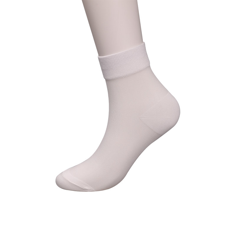 Fashion transparent nylon silk cotton bottom women's socks Superfine nylon transparent silk women's socks Crystal silk women's socks WSD1946