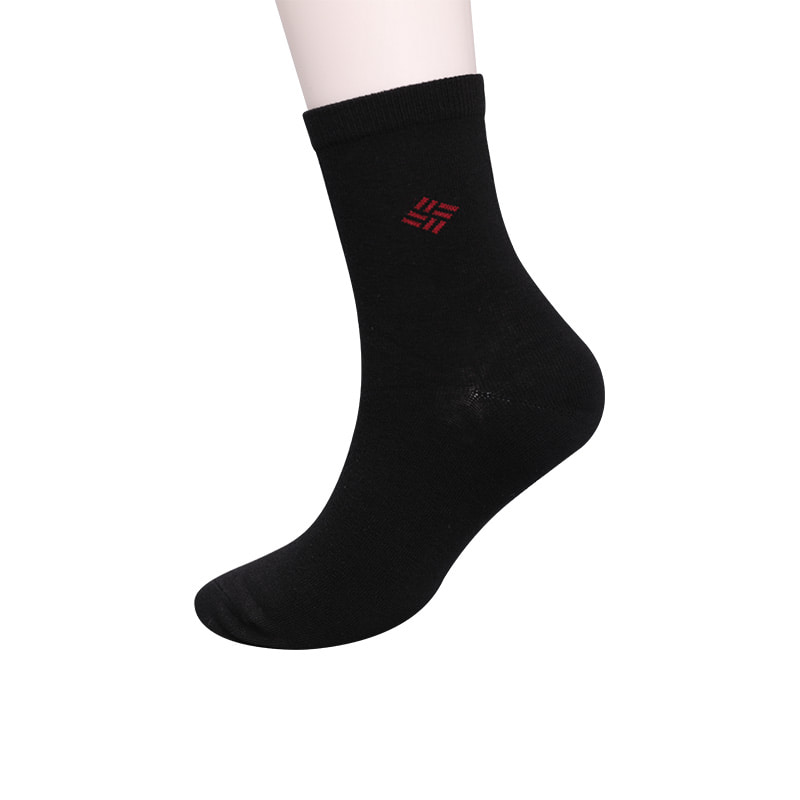 Combed cotton cotton wrapped ammonia socks 98% cotton yarn small jacquard hand-sewn autumn and winter men's socks  WSD2581