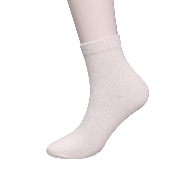 Modal Collection Circle Vertical Stripe Flower Soft Hand-sewn Casual Men's Socks WSD2802