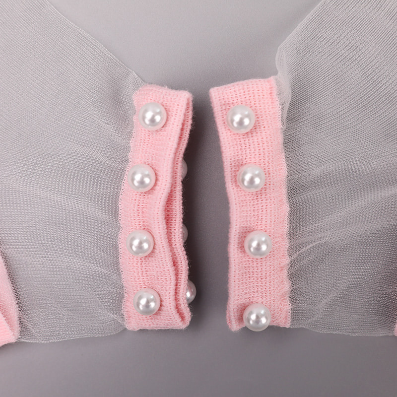 Fashion nylon transparent silk cotton bottom women boat socks top pearl glass crystal silk women boat socks WSD1288