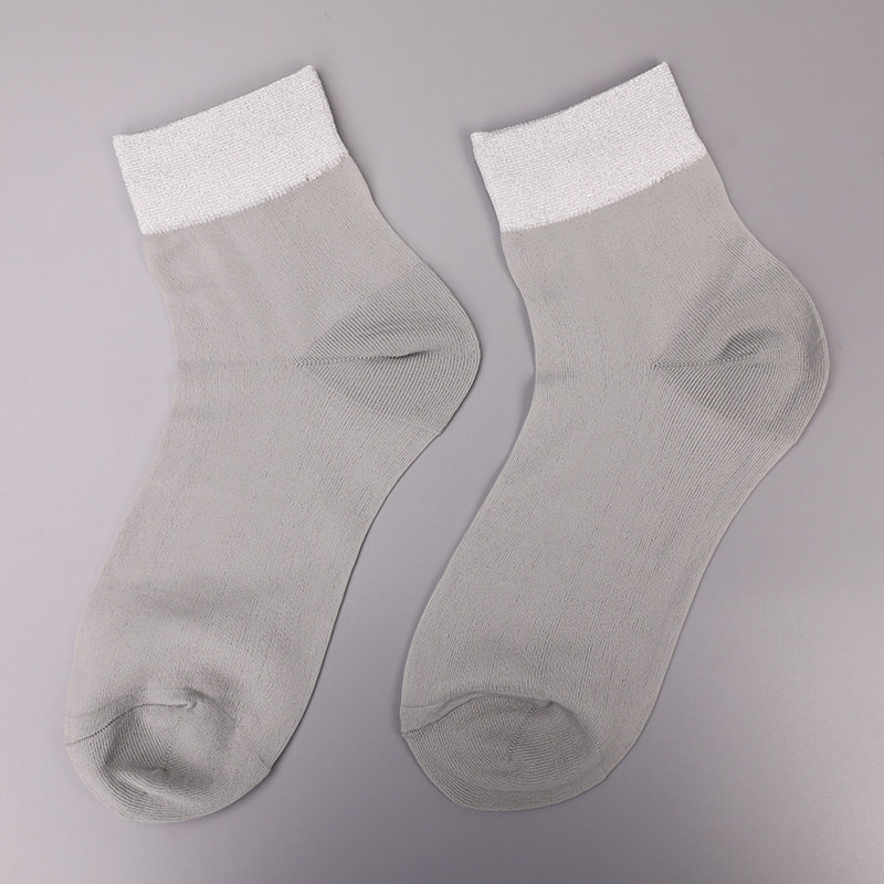 Fashion transparent nylon silk cotton bottom women's socks Superfine nylon transparent silk women's socks Crystal silk women's socks WSD1946