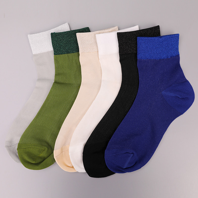 Fashion transparent nylon silk cotton bottom women's socks Superfine nylon transparent silk women's socks Crystal silk women's socks WSD1946
