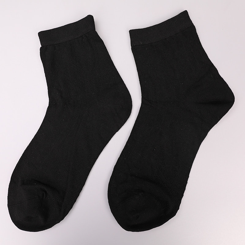 Modal Collection Circle Vertical Stripe Flower Soft Hand-sewn Casual Men's Socks WSD2802