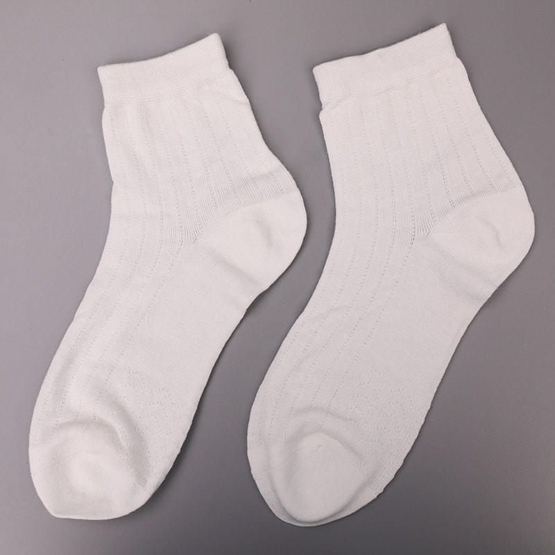 Modal Collection Circle Vertical Stripe Flower Soft Hand-sewn Casual Men's Socks WSD2802