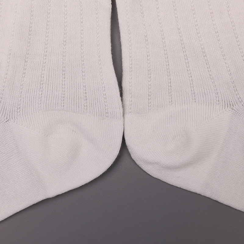 Modal Collection Circle Vertical Stripe Flower Soft Hand-sewn Casual Men's Socks WSD2802