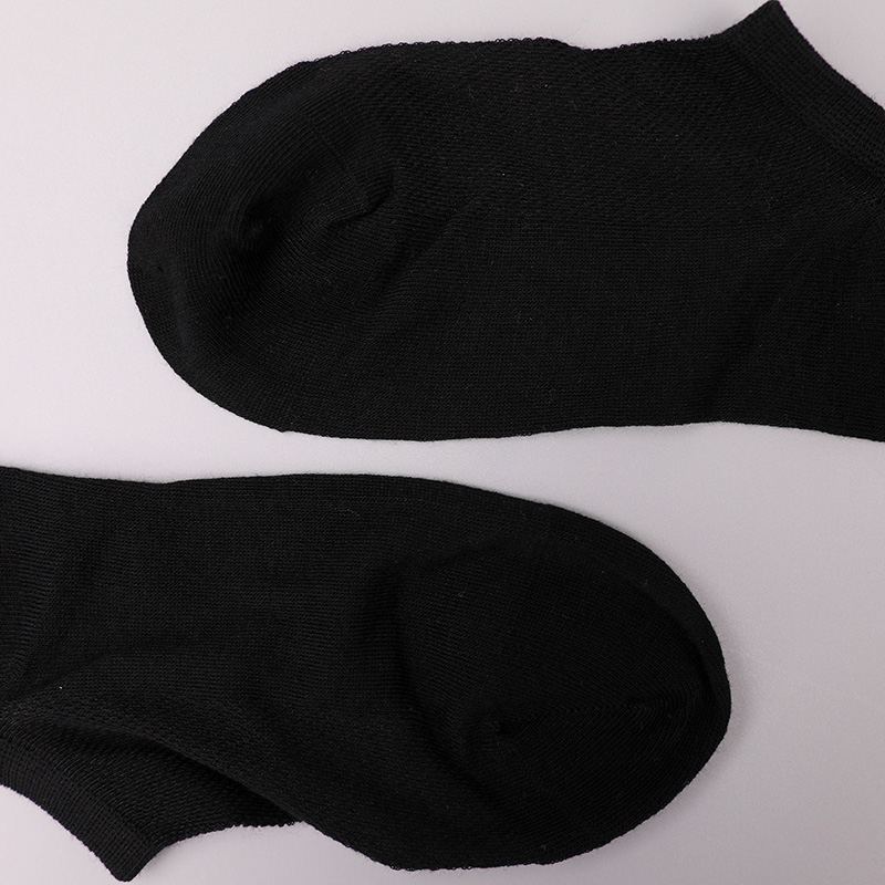 Ultra-thin combed cotton, nylon and spandex plain half-mesh hand-sewn women's socks WSD1673
