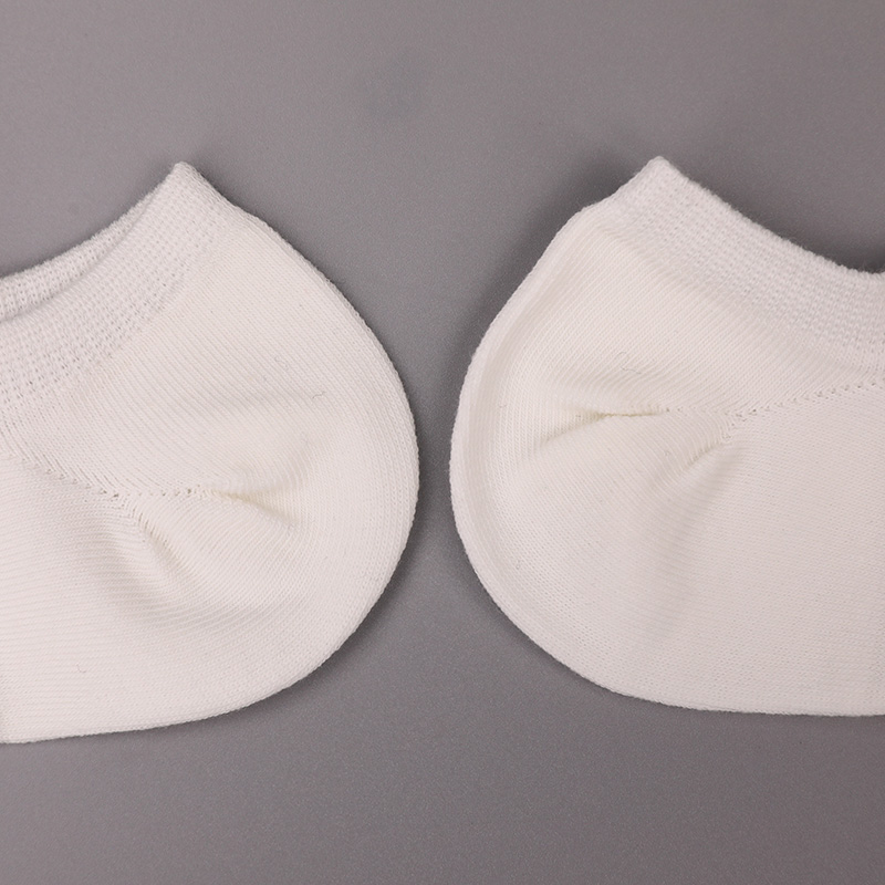 Ultra-thin combed cotton, nylon and spandex plain half-mesh hand-sewn women's socks WSD1673