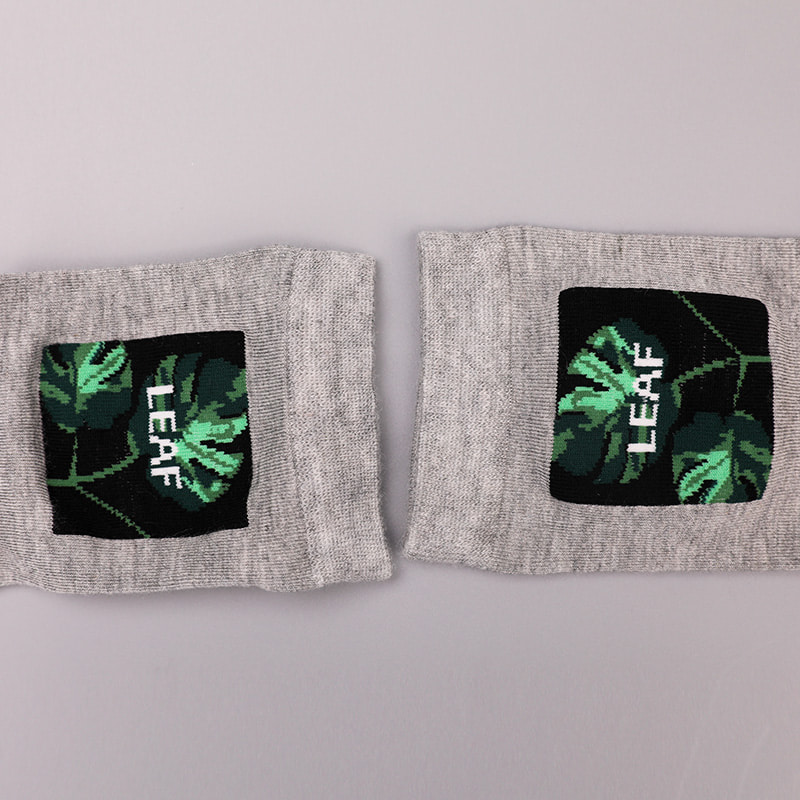 Soft spun silk nylon wrapped spandex imitation 3D printed jacquard hand-stitched autumn and winter men's socks WSD2850
