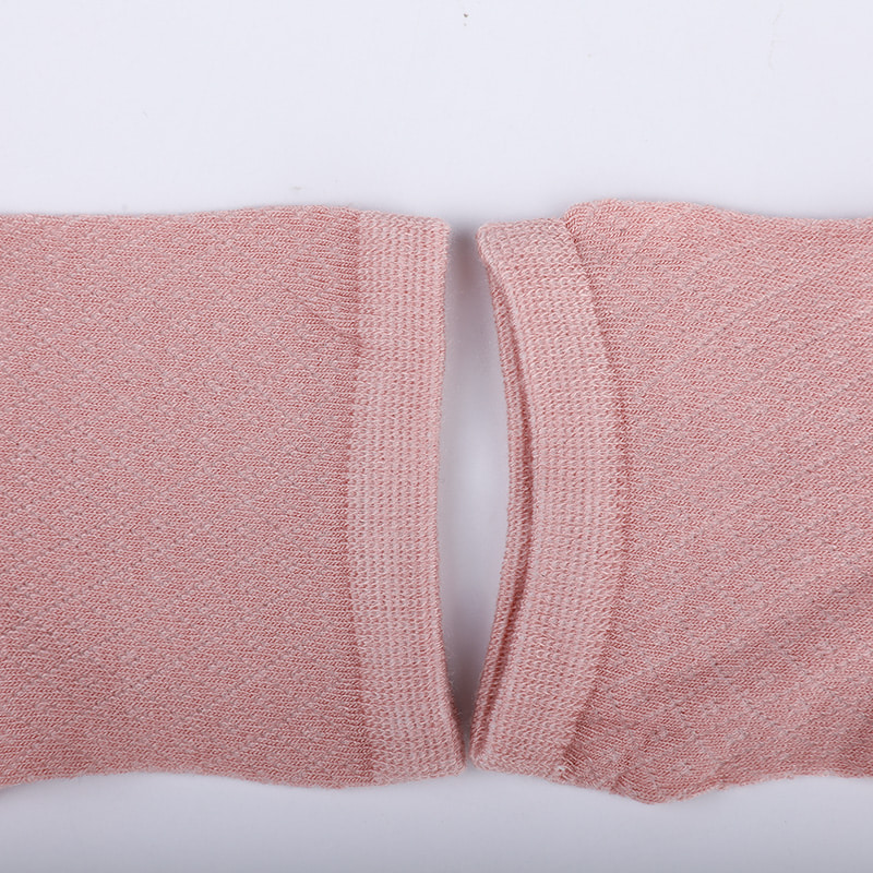 Soft bamboo fiber nylon bag, thin small diamond casual women's socks, hand-sewn women's socks WSD1689