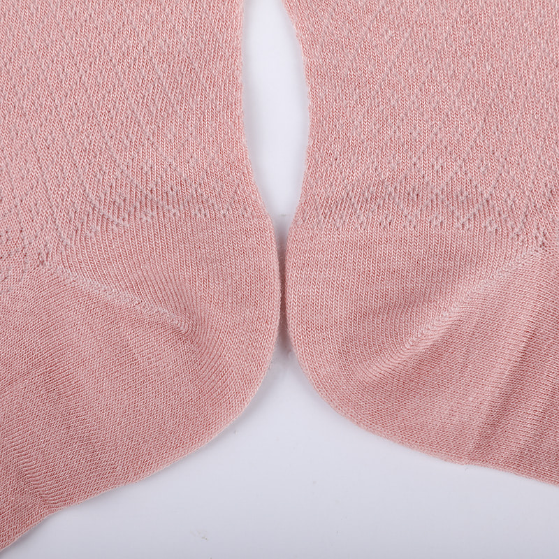Soft bamboo fiber nylon bag, thin small diamond casual women's socks, hand-sewn women's socks WSD1689