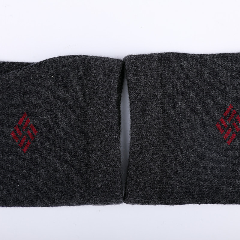 Combed cotton cotton wrapped ammonia socks 98% cotton yarn small jacquard hand-sewn autumn and winter men's socks  WSD2581