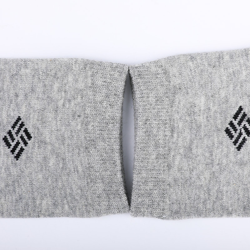 Combed cotton cotton wrapped ammonia socks 98% cotton yarn small jacquard hand-sewn autumn and winter men's socks  WSD2581