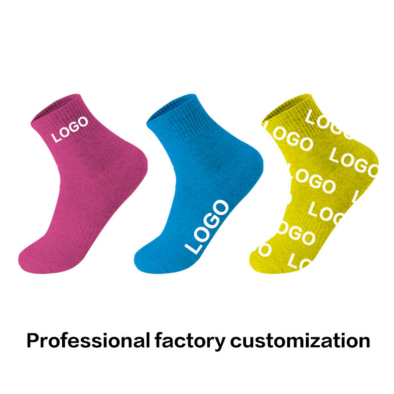 Calcetines Custom Knitted Mens Hosiery Colorful Design Cotton Customize Socks Men