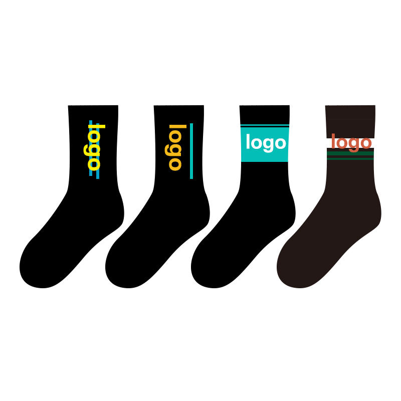 Custom Logo Mens Socks Sport Athletic Running Sneaker Hardloopsokken Oem Cotton Men Crew Custom Socks